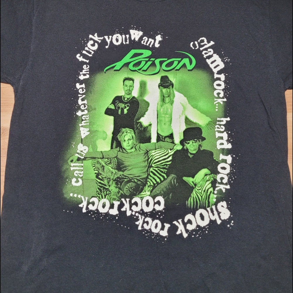Vintage 2001 Poison Tour T Shirt